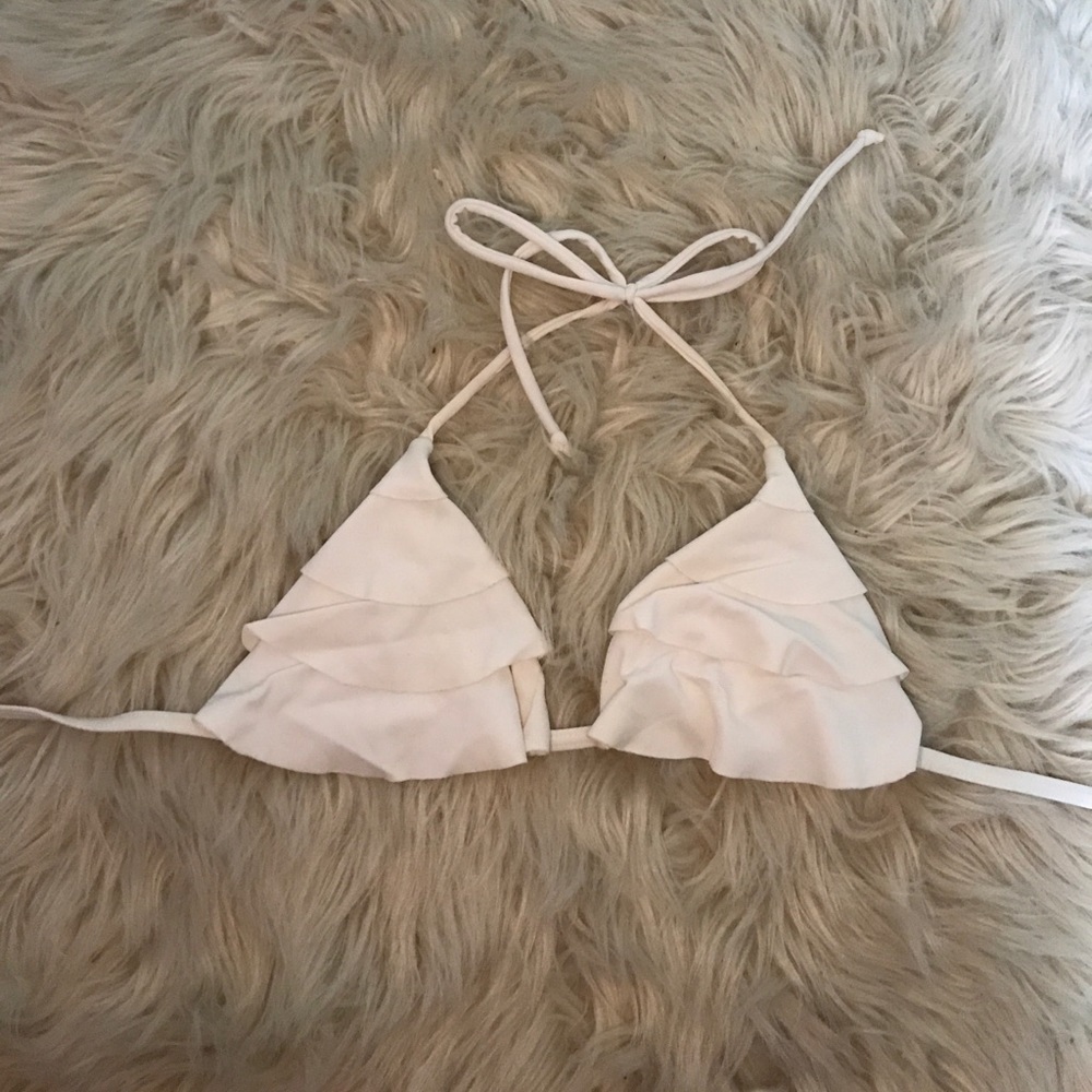 White layered bikini top